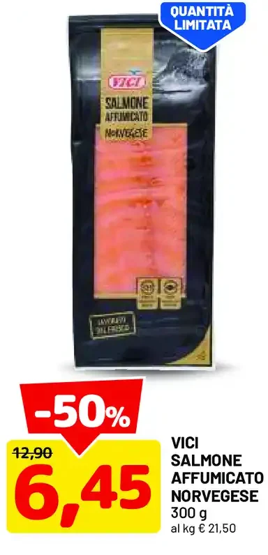 Salmone affumicato norvegese
