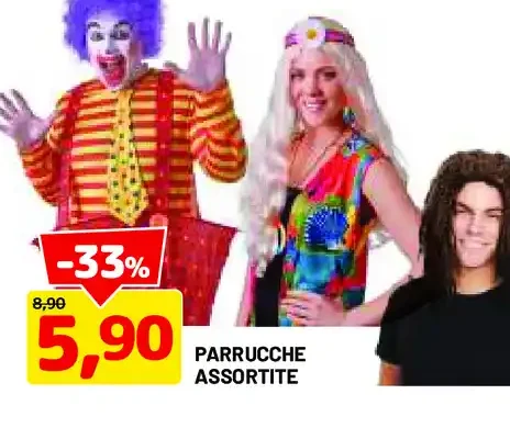 Parrucche assortite