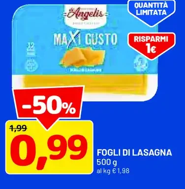 Foglie di lasagna