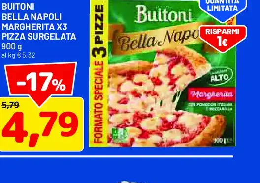 Bottoni Bella Napoli Margherita