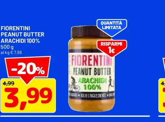 Burro di arachidi 100%