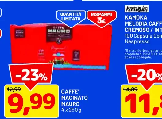 Caffè macinato Mauro