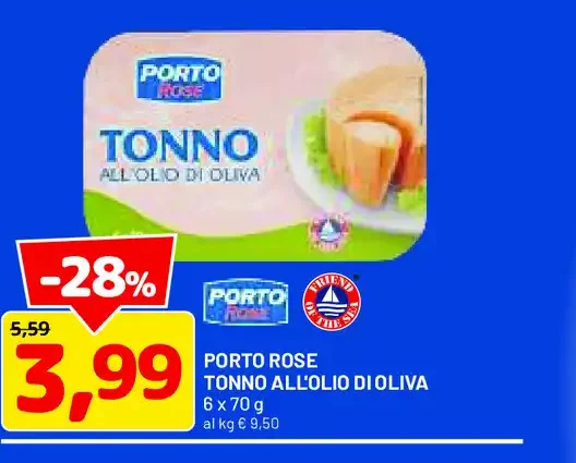Tonno all'olio di oliva