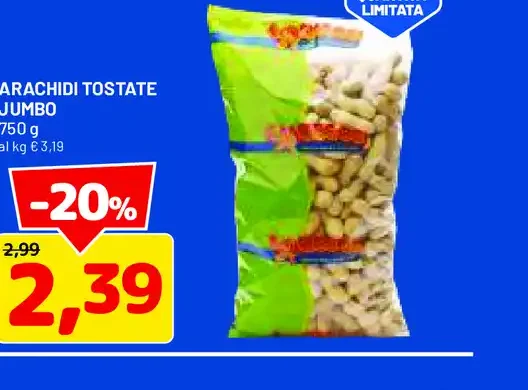 Arachidi tostate jumbo
