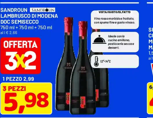 Sandron Lambrusco di Modena DOC semisecco