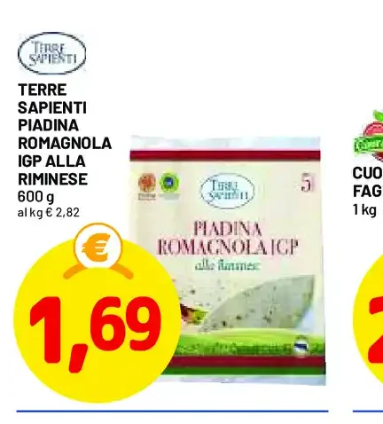 Piadina romagnola IGP alla riminese