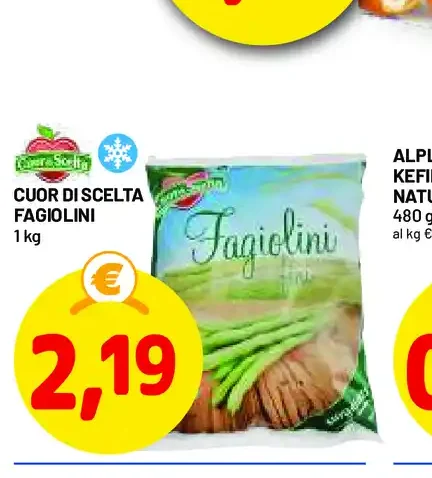 Cuor di scelta fagiolini