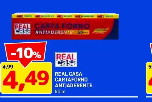 Real Casa carta forno antiaderente