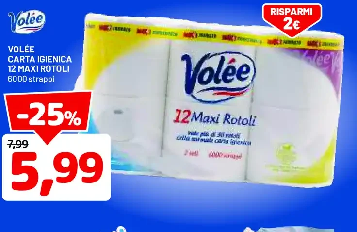 Volée carta igienica