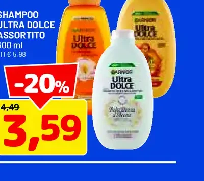 Shampoo Ultra Dolce assortito