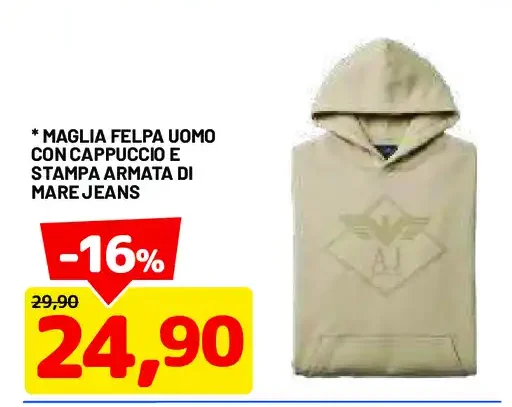 Felpa uomo con cappuccio