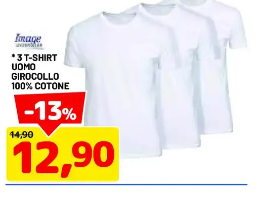 T-shirt uomo girocollo