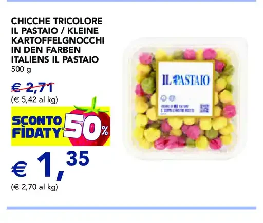 Chicche tricolore Il Pastaio