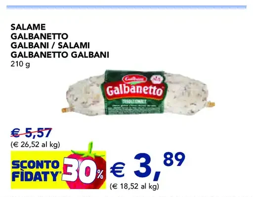 Salame Galbanetto Galbani