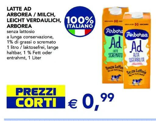 Latte AD Arborea
