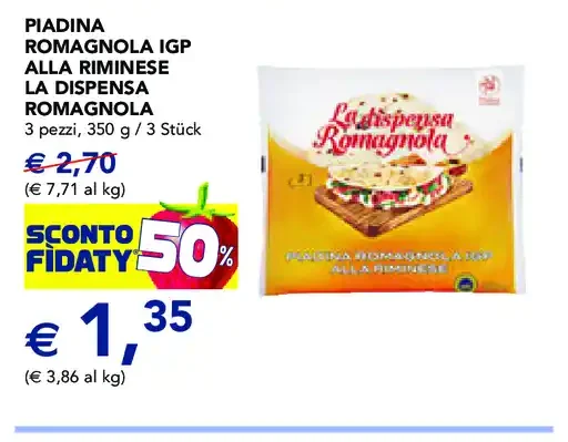Piadina romagnola La Dispensa