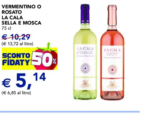 Vermentino o Rosato La Cala