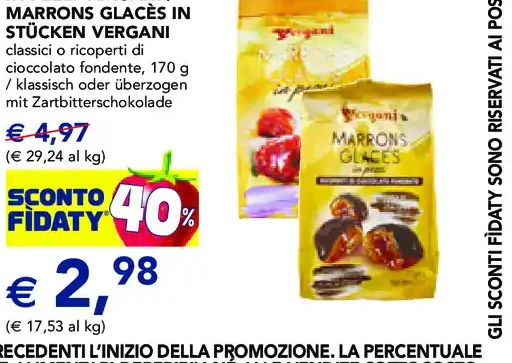 Marrons glacés Vergani