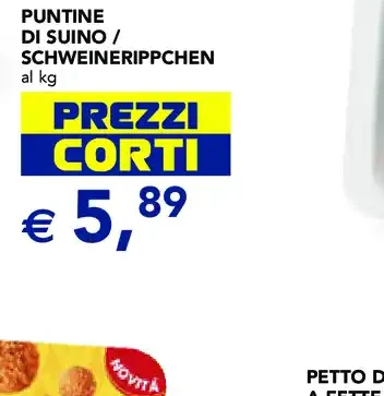 Puntine di suino