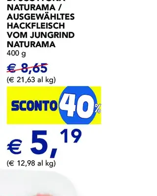 Polpa trita scelta di Scottona Naturama