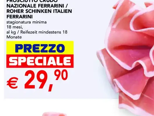 Prosciutto crudo nazionale Ferrarini