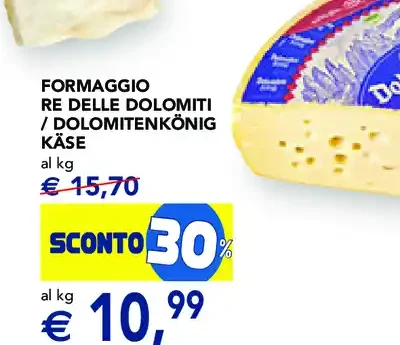Formaggio Re delle Dolomiti
