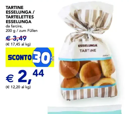 Tartine Esselunga