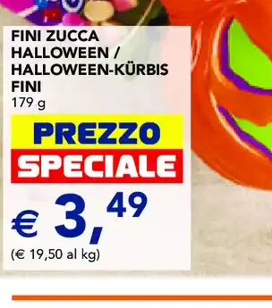 Fini zucca Halloween