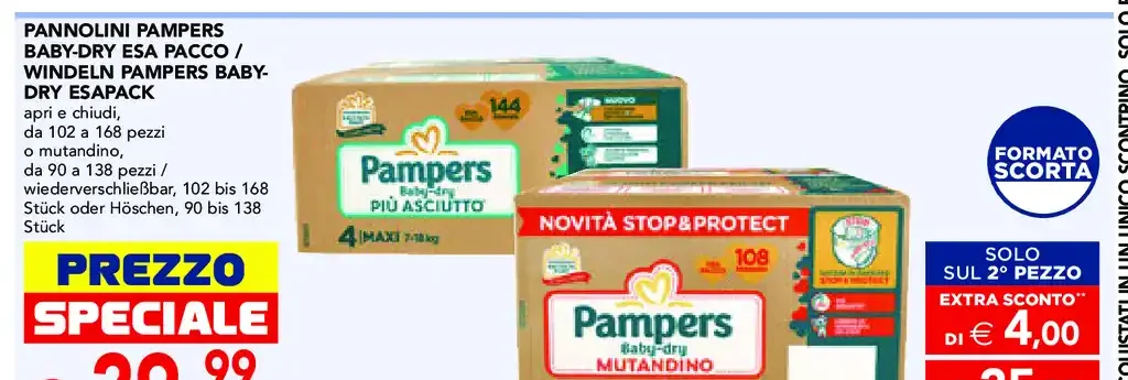 Pannolini Pampers Baby-Dry