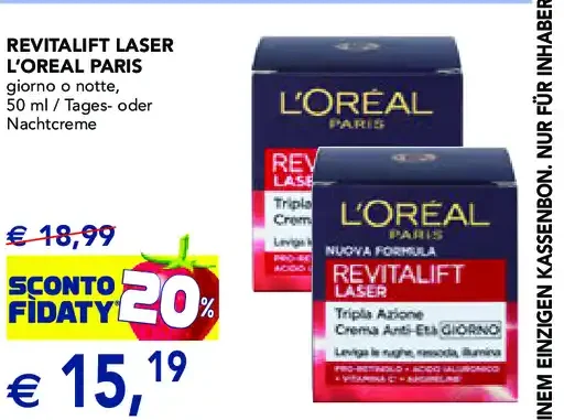 Crema viso Revitalift Laser