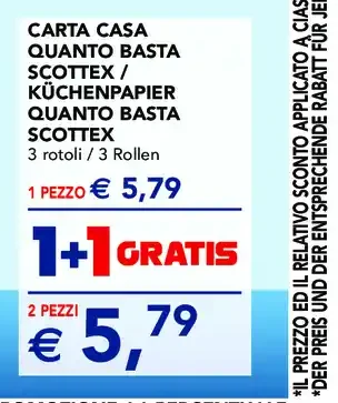 Carta casa Scottex Quanto Basta