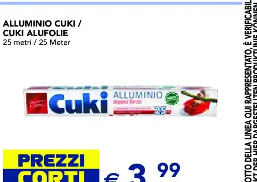 Alluminio Cuki