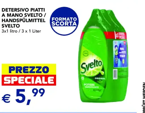 Detersivo piatti Svelto