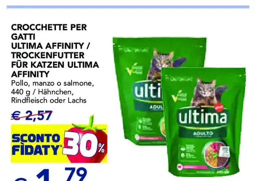 Crocchette per gatti Ultima Affinity