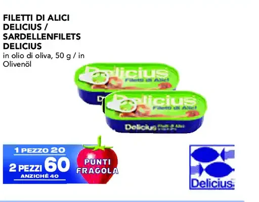 Filetti di alici Delicius