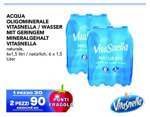 Acqua oligominerale Vitasnella