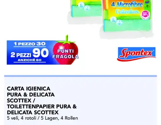 Panni microfibra Spontex