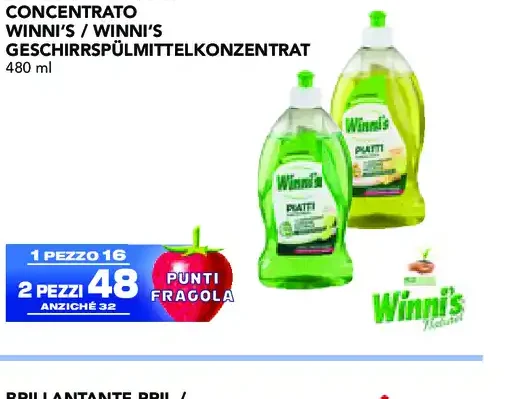 Detergente piatti Winni's