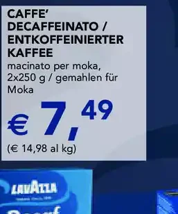 Caffè decaffeinato Lavazza