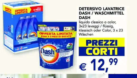 Detersivo lavatrice Dash