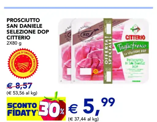 Prosciutto San Daniele selezione DOP Citterio