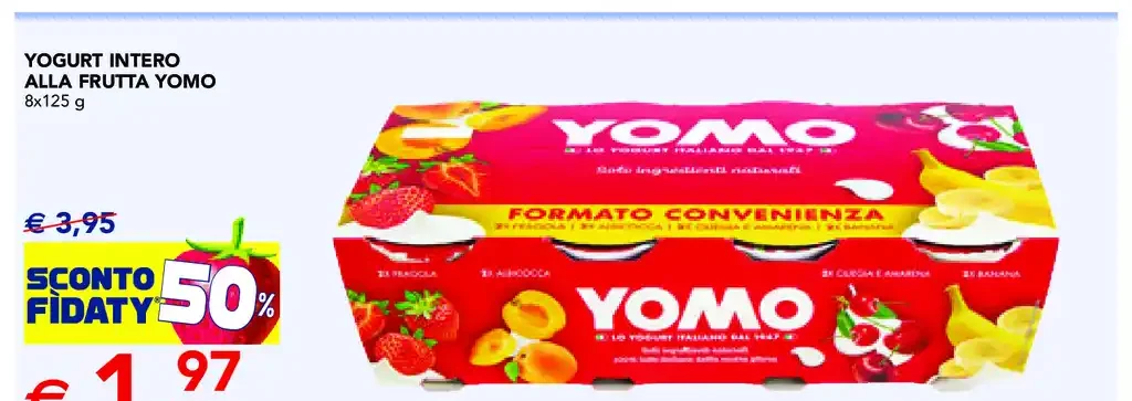 Yogurt intero alla frutta Yomo