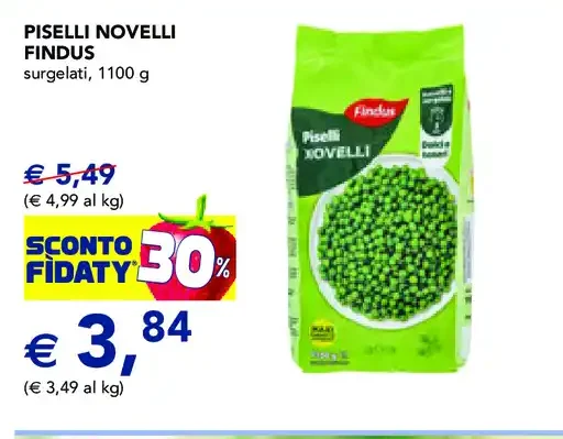 Piselli novelli Findus