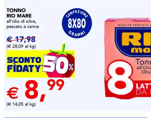 Tonno Rio Mare all'olio di oliva