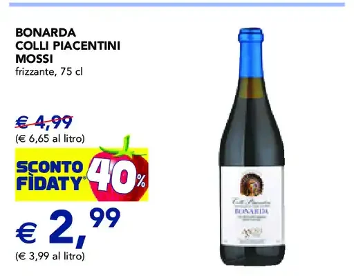 Bonarda Colli Piacentini Mossi