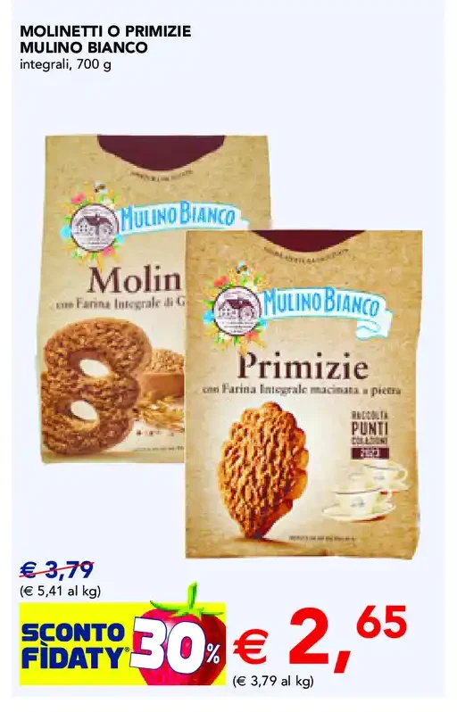 Molinette o Primizie Mulino Bianco