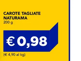 Carote tagliate Naturama