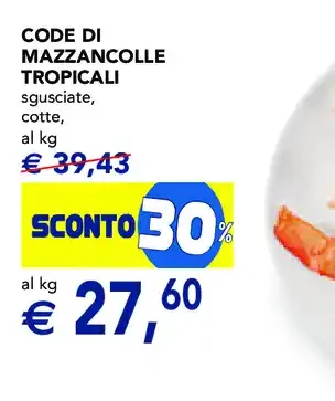 Code di mazzancolle tropicali
