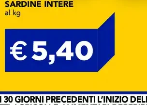 Sardine intere