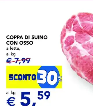 Coppa di suino con osso